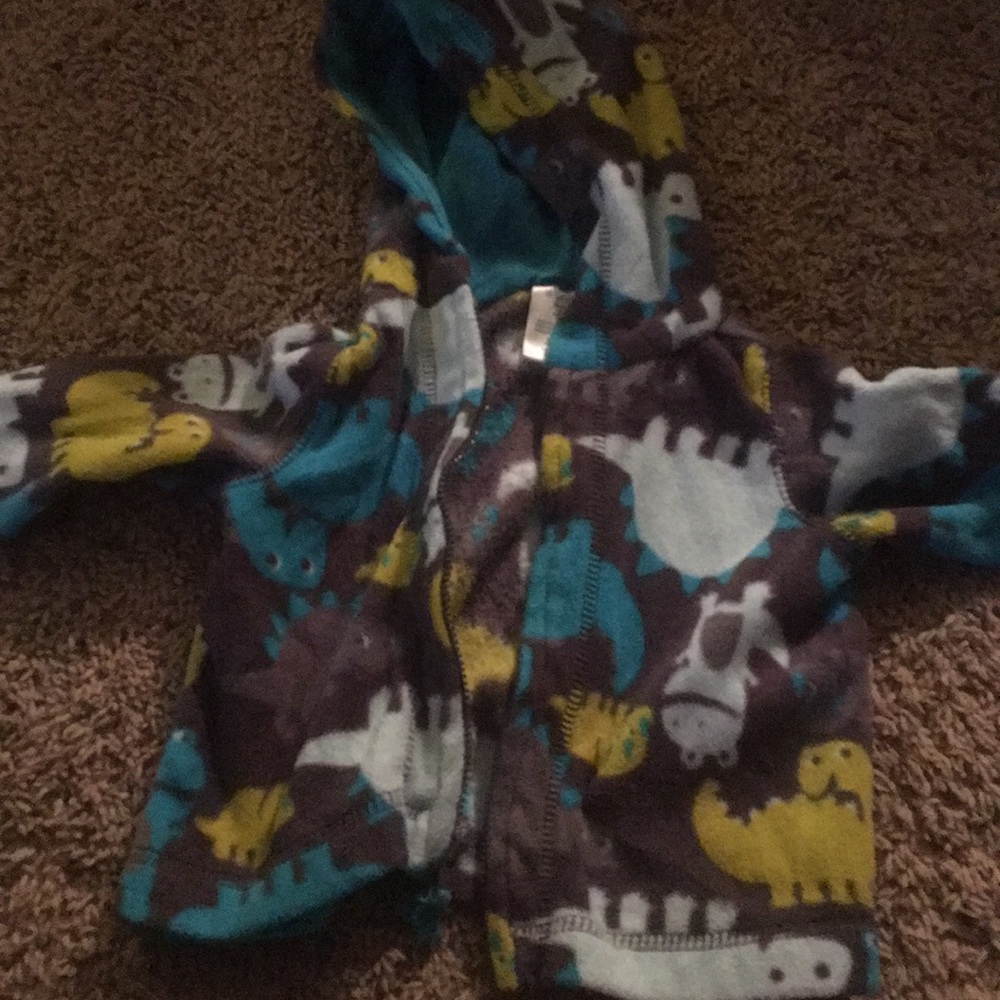 Boys 3-6 mos zip up jacket